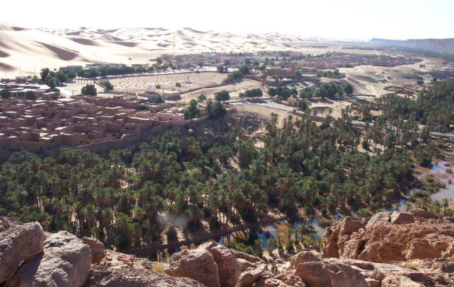 Taghit oasis in Algeria